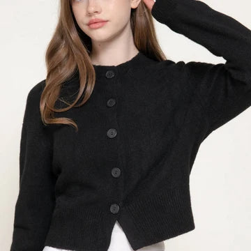 Long Sleeve Button Sweater