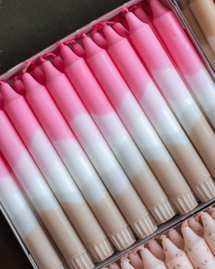 Taper candles-  Autumn colors mix
