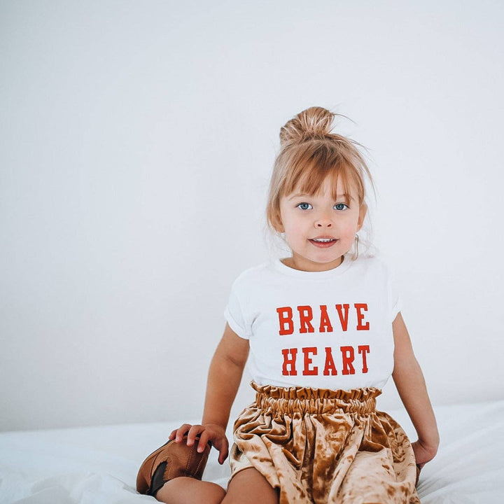 Brave heart kids t shirt
