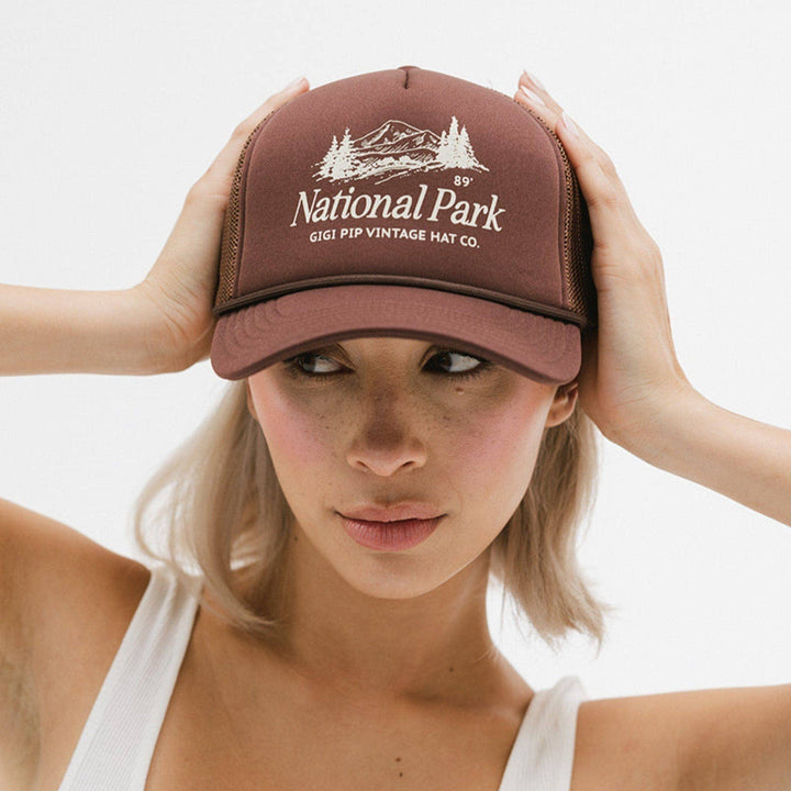 National Park Foam Trucker: Chocolate Brown