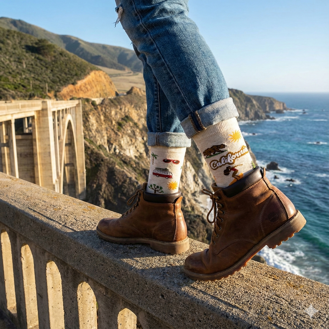 Men's California Destination Socks