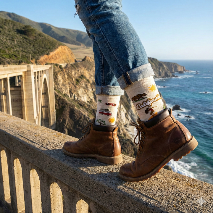 Men's California Destination Socks
