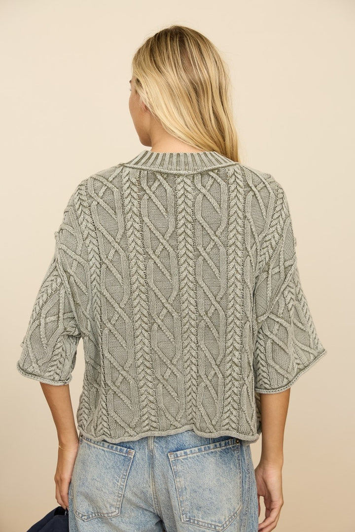 Oversize Short Sleeve Sweater