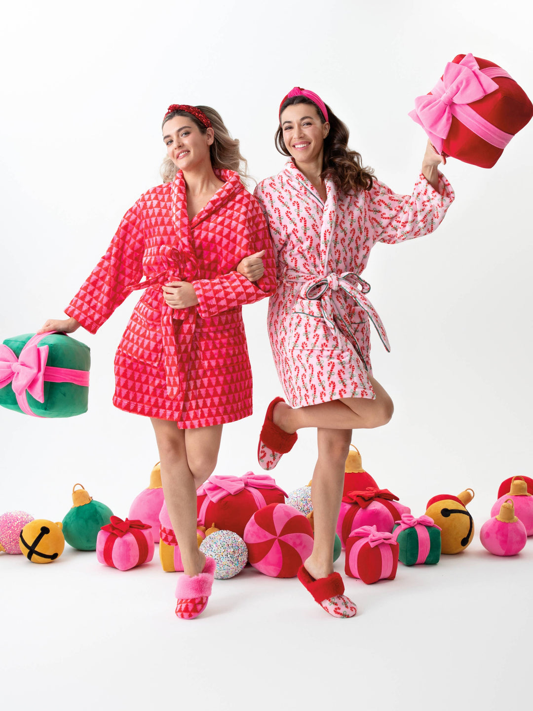 FELICITY CANDY CANE ROBE
