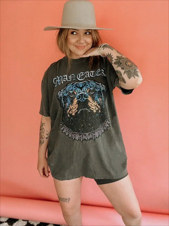 Man Eater Feminist T Shirt