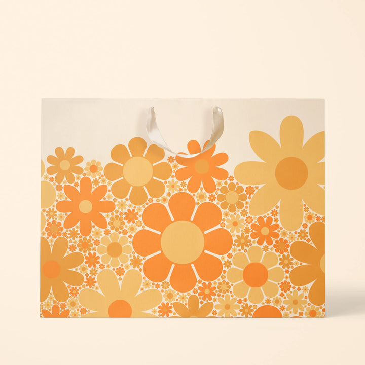 Retro Flower Gift Bag