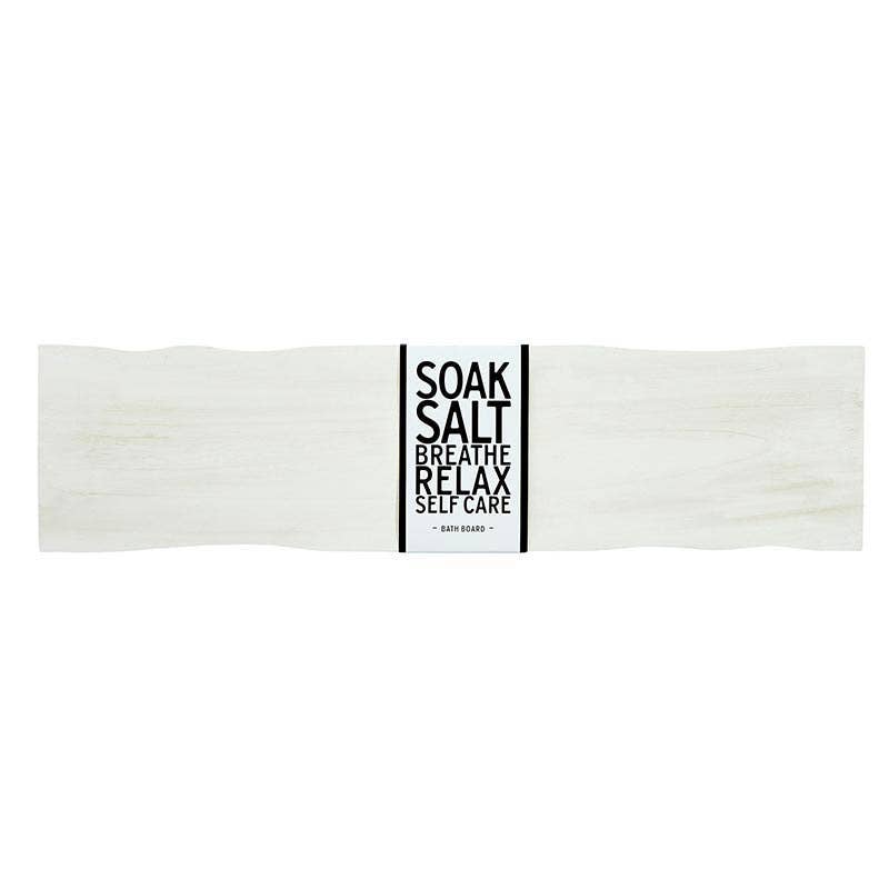 Wood Bath Board - White