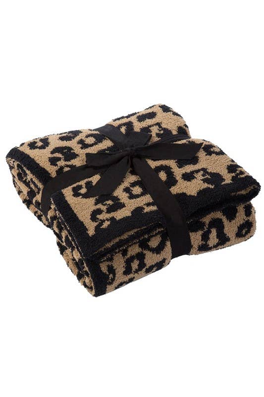 LEOPARD FLEECE BLANKET