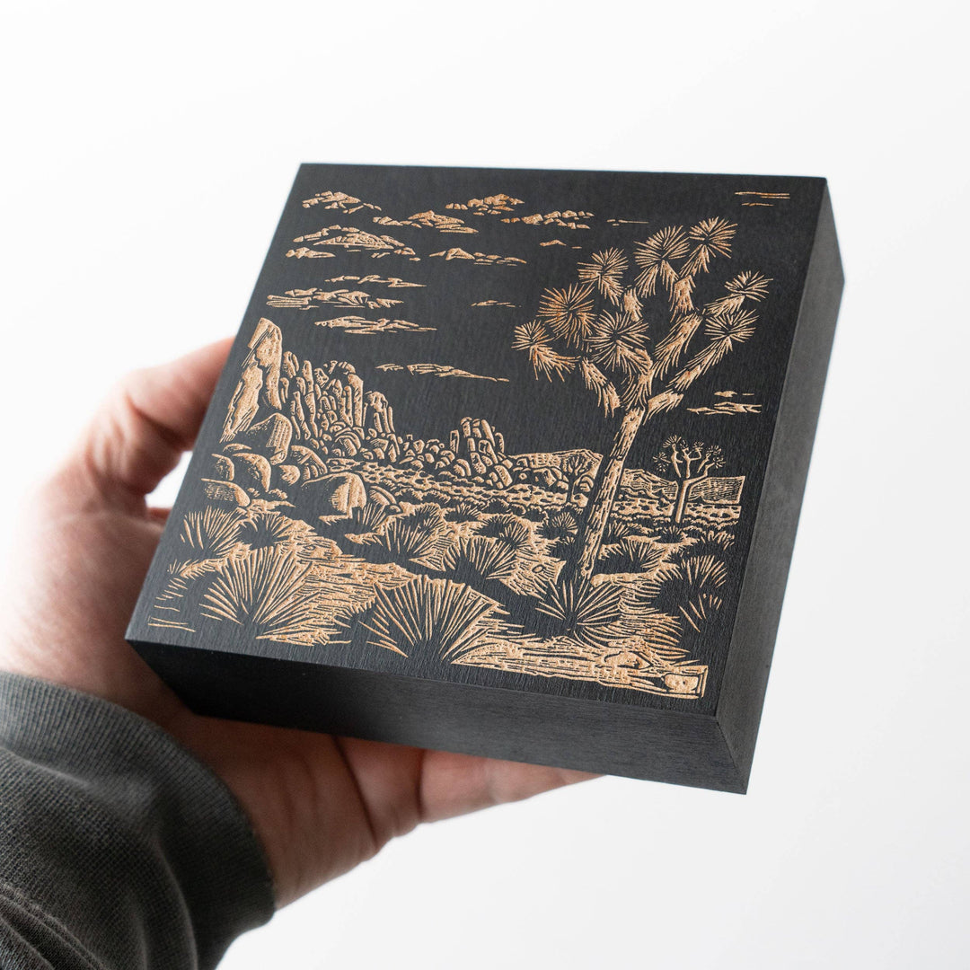Joshua Tree Engraved Illustration