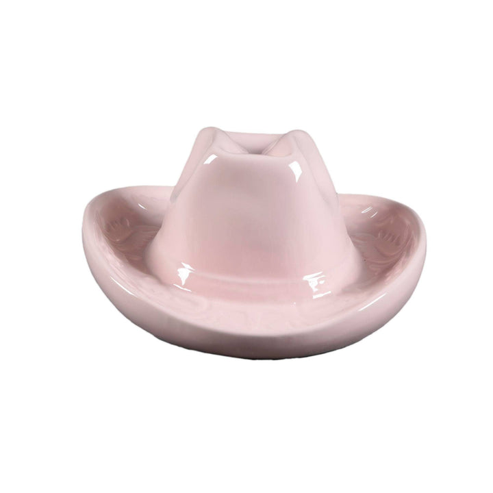 Ceramic Cowboy Hat Hanging Vase