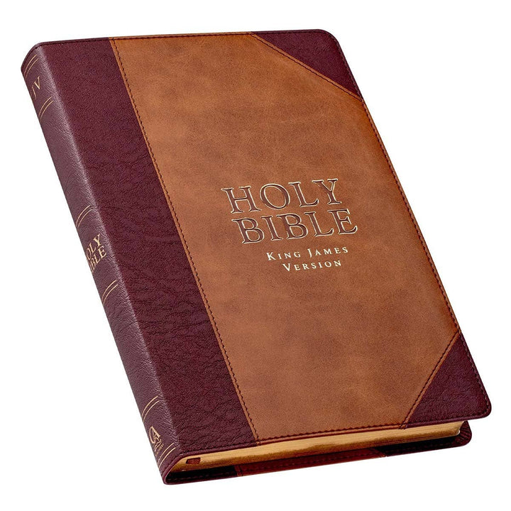 KJV Bible Two Tone Vegan Leather