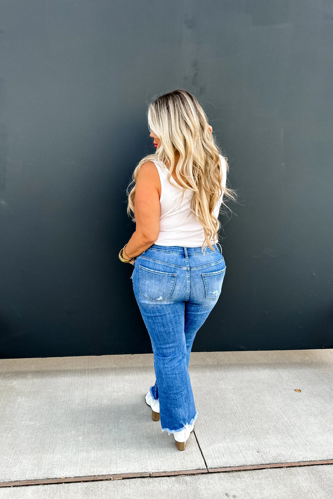 Logan Crop Flare Jeans