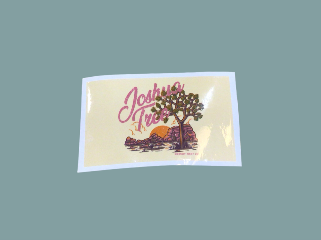 Joshua Tree Yellow Sticker