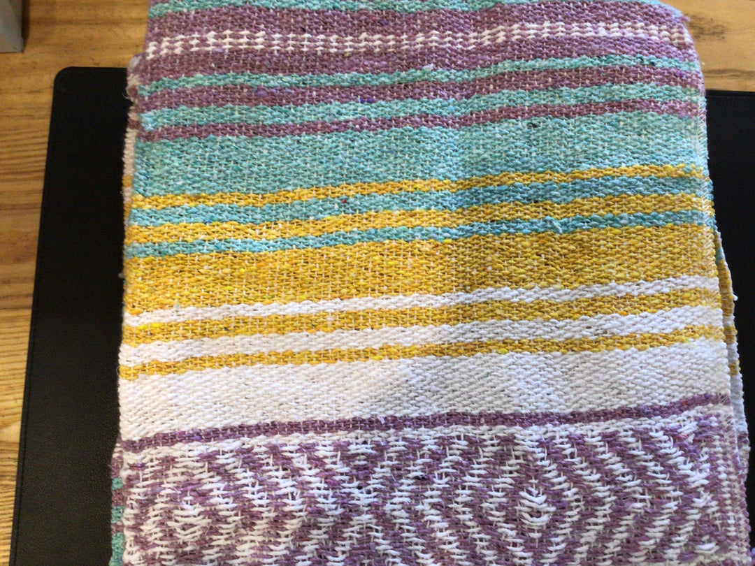 Yellow and Purple Mexican Blanket