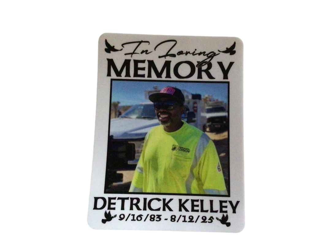 Detrick Kelley Memorial Sticker