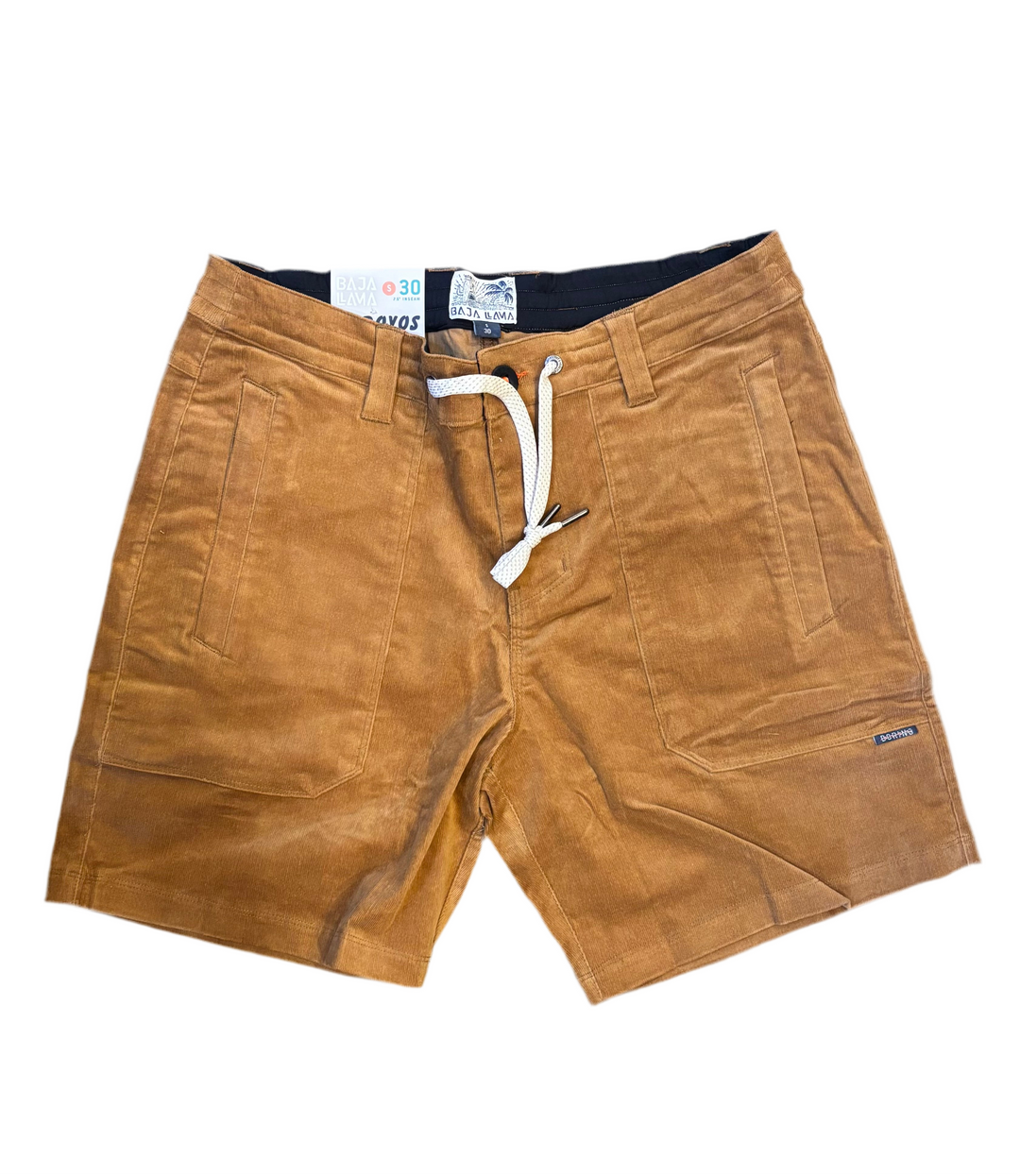 Stretch Corduroy Walk Shorts -Clay