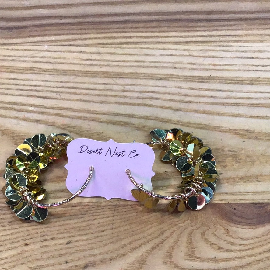 Sequin hoops