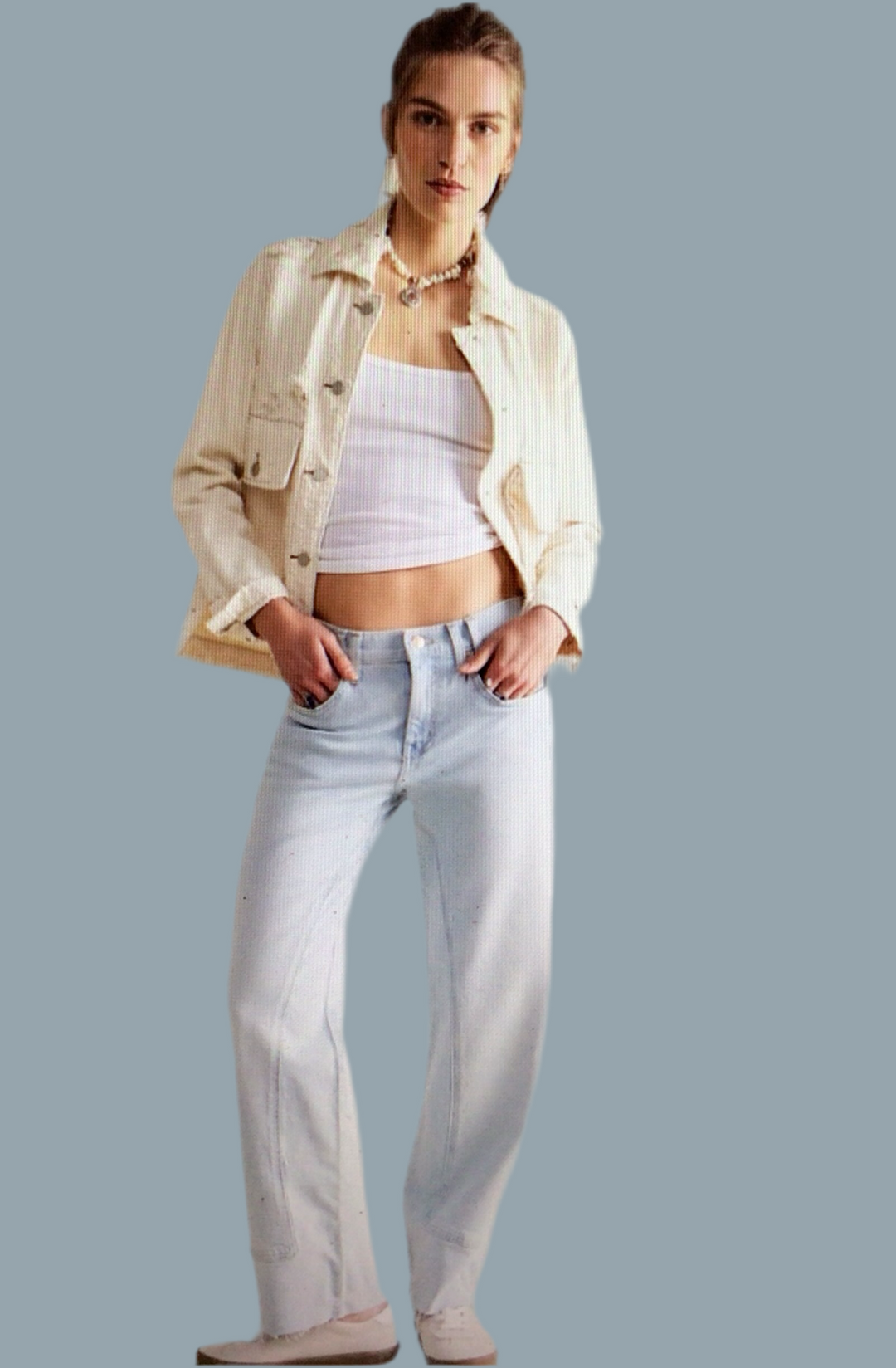 Free People Mid Rise Straight