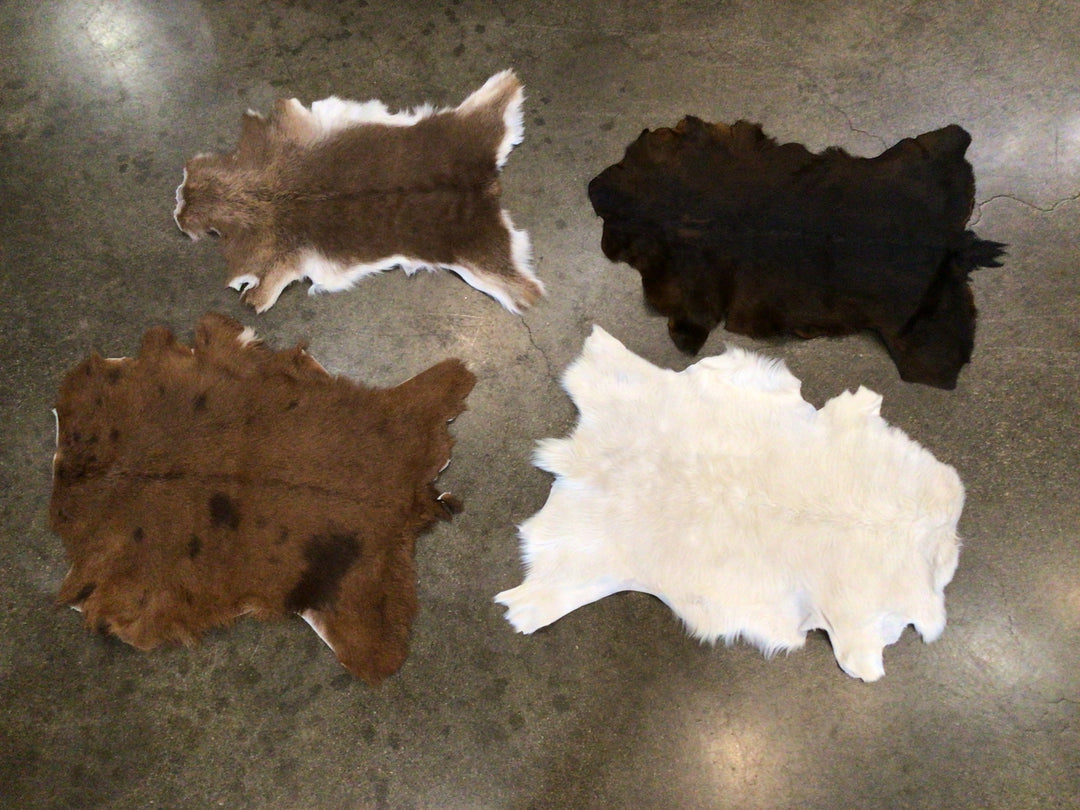 Small Goat Skin Rug
