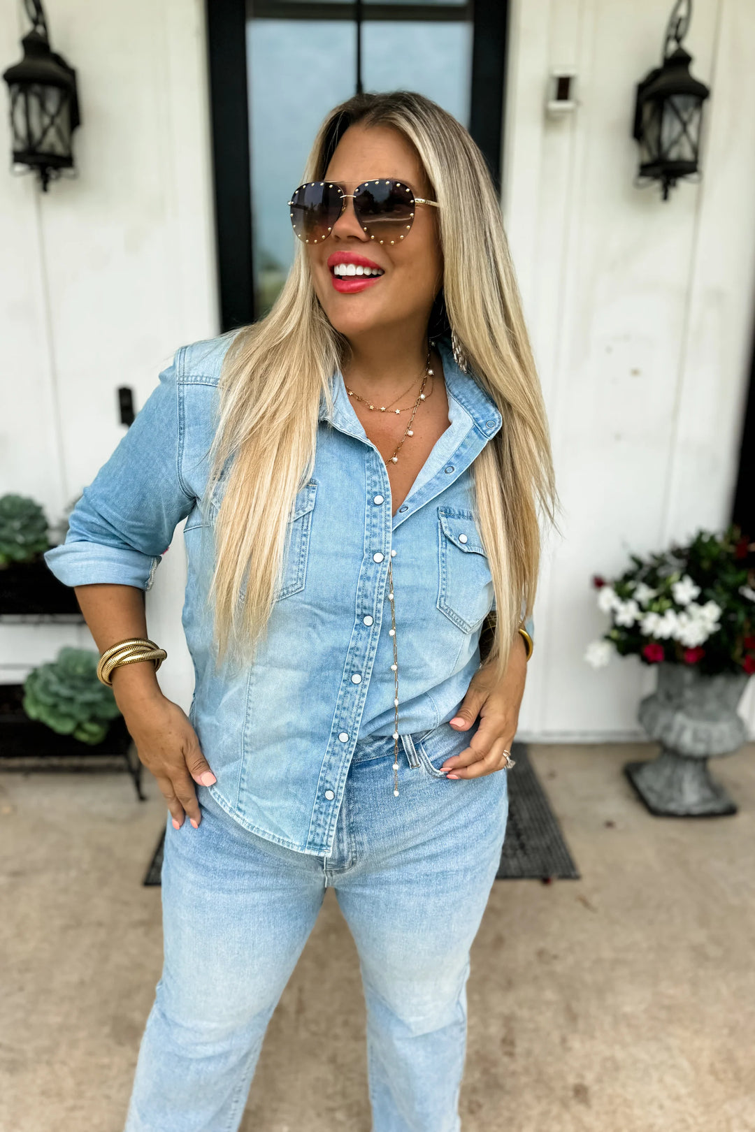 DOLLY DENIM TOP