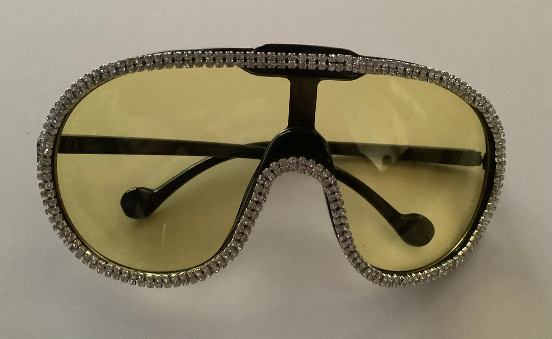 Rhinestone Oversized Sunglasses