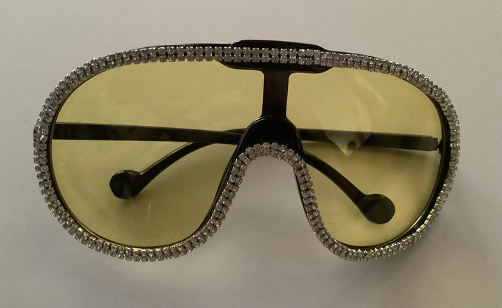 Rhinestone Oversized Sunglasses