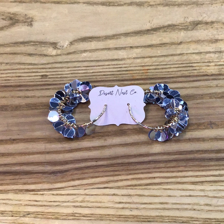 Sequin hoops