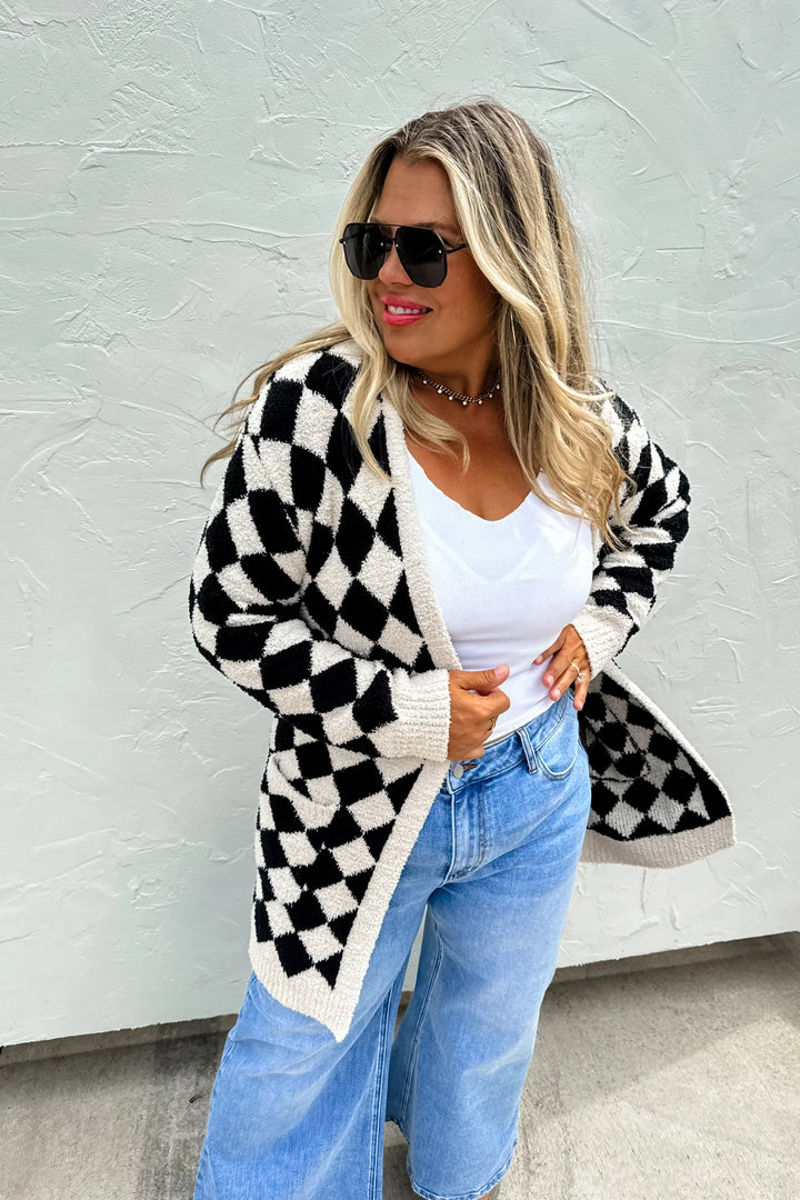 DIAMOND CLOUD CARDIGAN