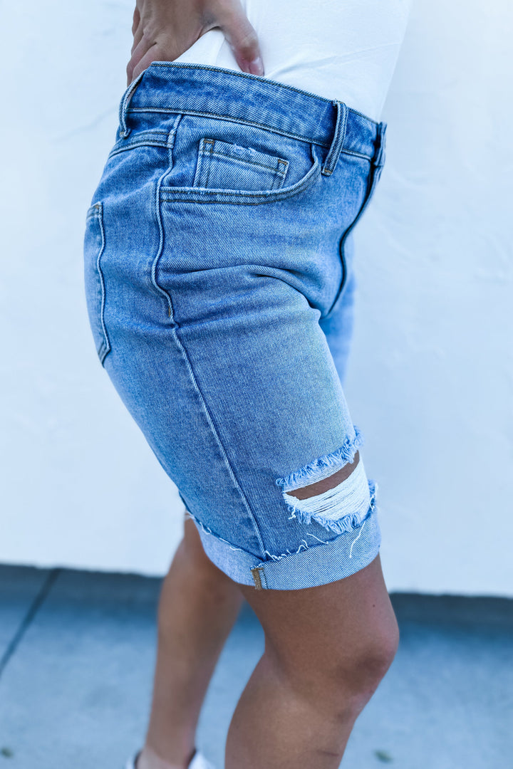 CARSEN DENIM SHORTS