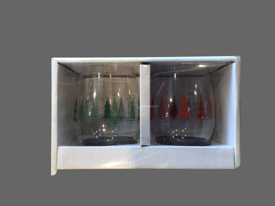 Christmas Wine Glass set