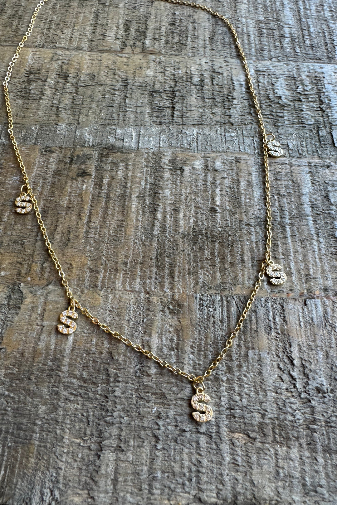 LETTER CHARM NECKLACE
