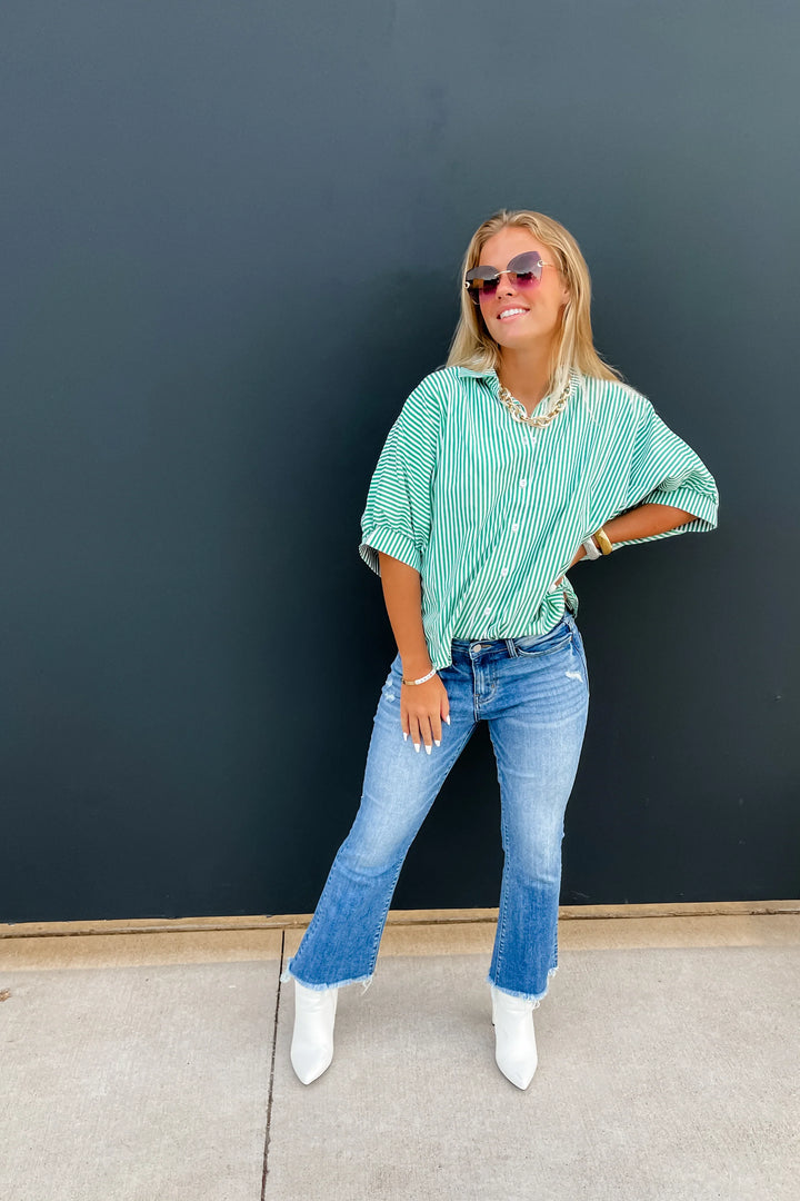 Logan Crop Flare Jeans
