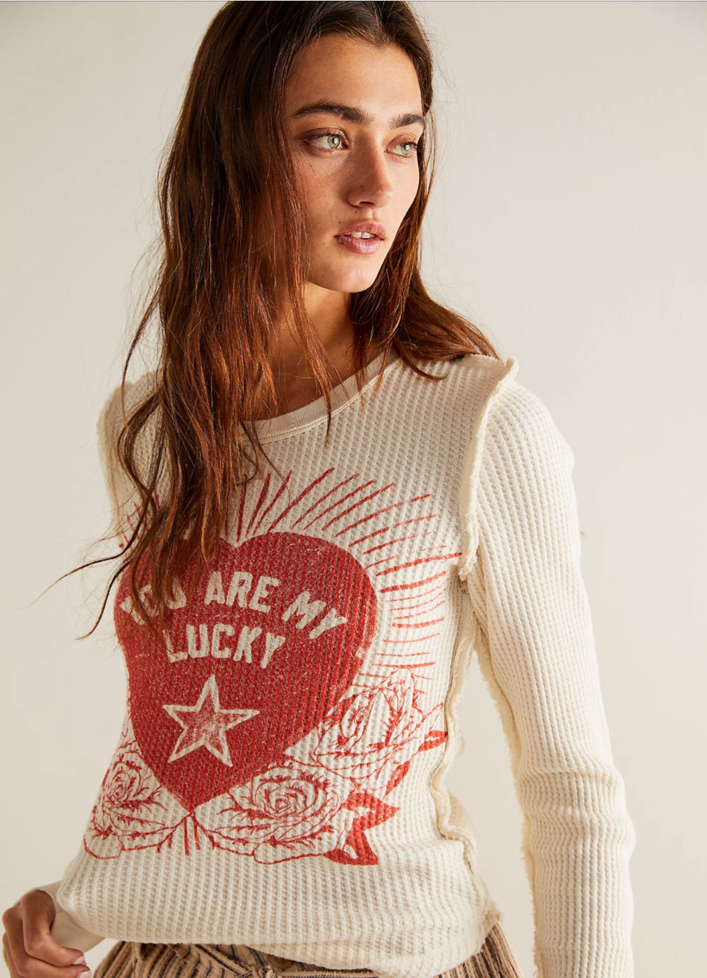 Free People Lucky Locket Tee