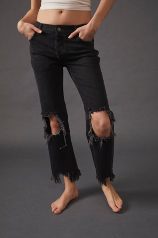 Free People Maggie Mid Rise Straight