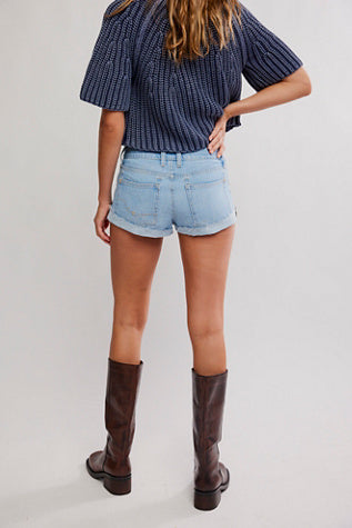 Free People Cali Cuff Shorts