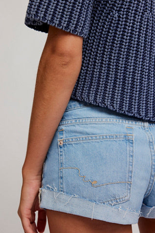 Free People Cali Cuff Shorts