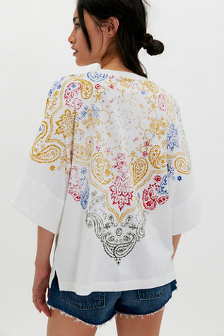 Free people Heirloom Printed T Shirt