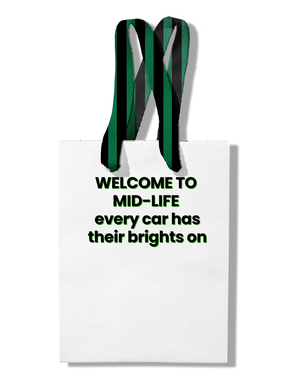 Paper Gift Bag | Birthday funny car brights