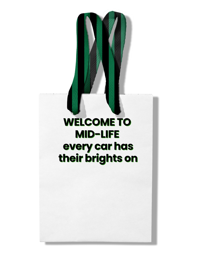 Paper Gift Bag | Birthday funny car brights