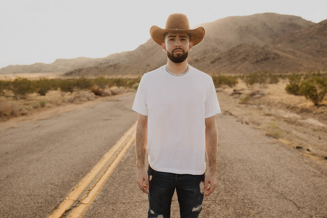 Unisex Vegan Buffalo Suede Cowboy Hat