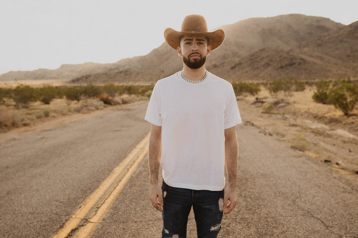 Unisex Vegan Buffalo Suede Cowboy Hat