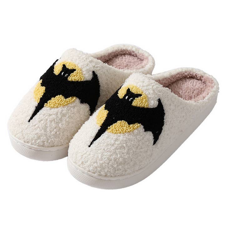 Black Bat Slippers