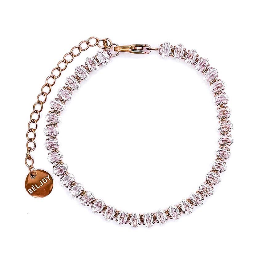 Basia Oval Tennis Bracelet
