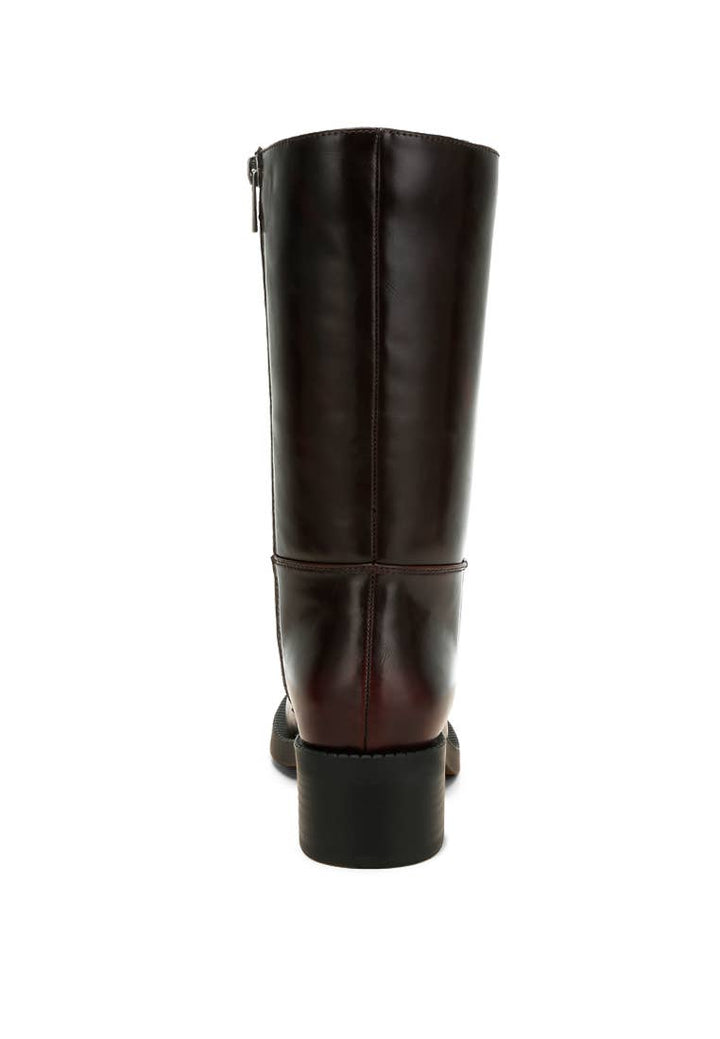 Soora Block Heel Calf Boots