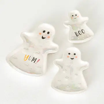 Halloween Ghost Small Trays SET of 3