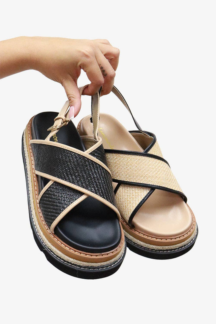 Woven Platform Sandals