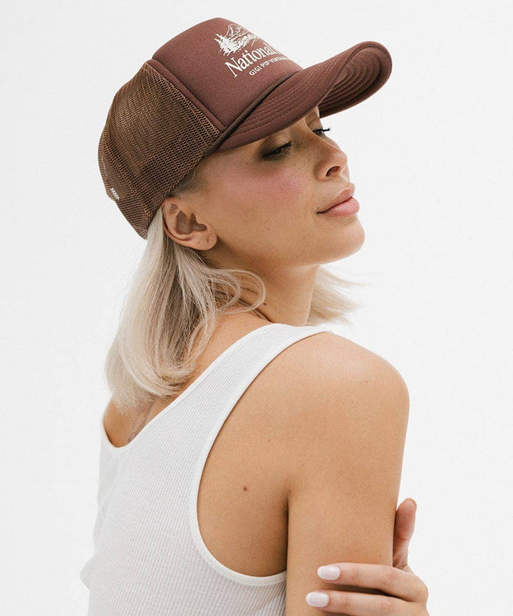National Park Foam Trucker: Chocolate Brown