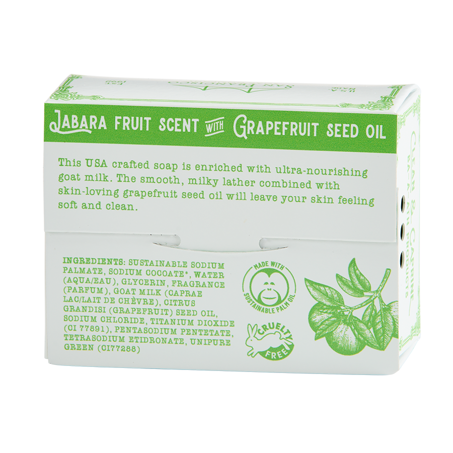 Jabara Goat Milk 5oz pressed bar soap