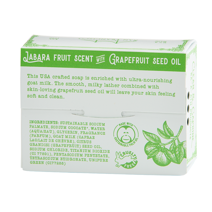 Jabara Goat Milk 5oz pressed bar soap