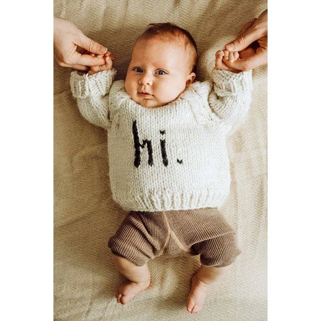 Hi. Crew Neck Sweater Baby & Toddler